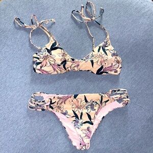 Floral Print Bikini Set